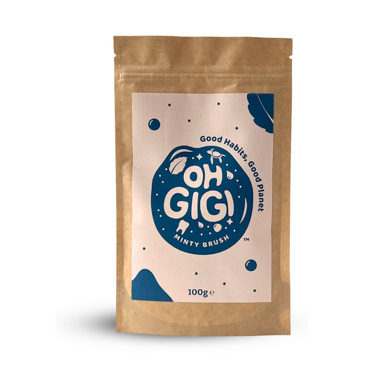 Ohgigi Tooth Powder Minty Brush Refill 100g - Cutprice Online
