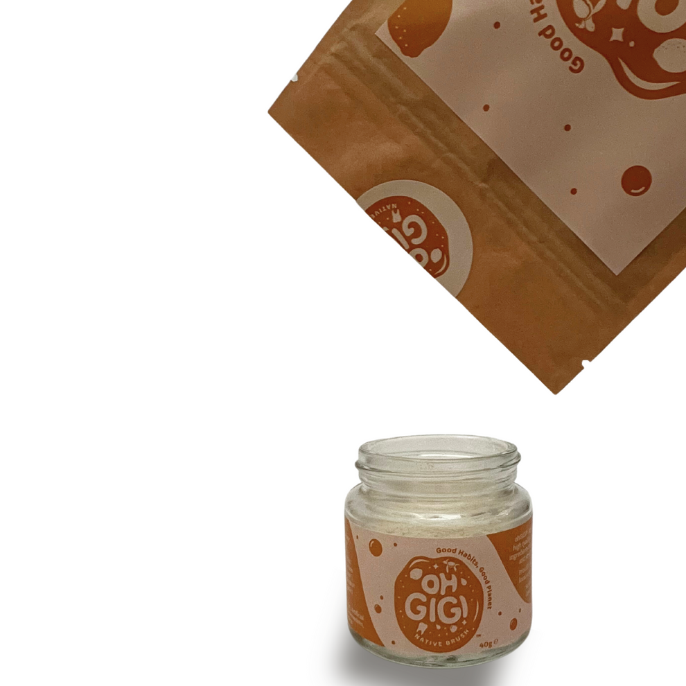 Ohgigi Tooth Powder Native Brush Refill 100g - Cutprice Online