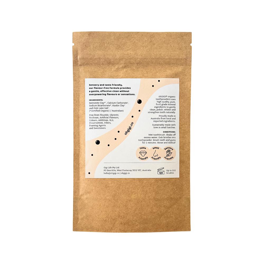 Ohgigi Tooth Powder Flavour-free Brush Refill 100g - Cutprice Online