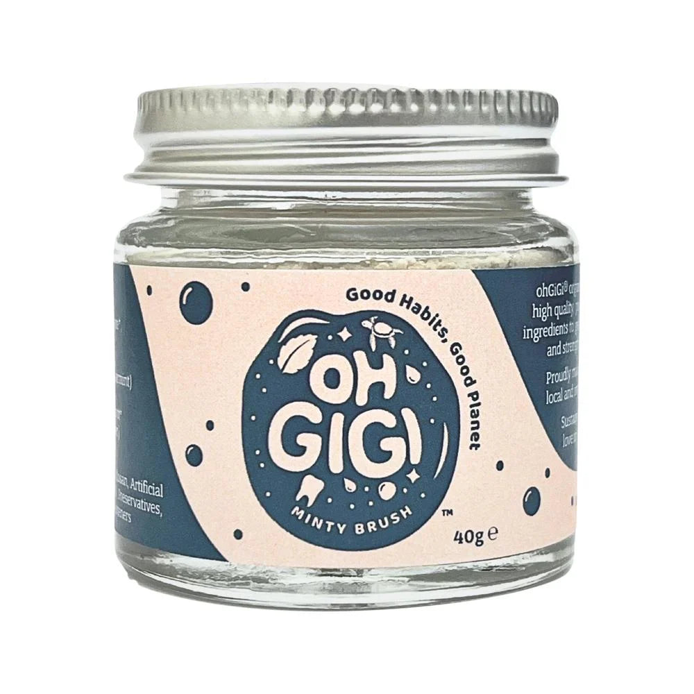 Ohgigi Tooth Powder Minty Brush 40g - Cutprice Online