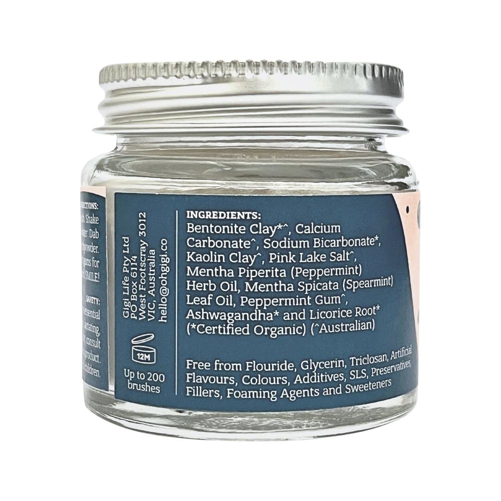 Ohgigi Tooth Powder Minty Brush 40g - Cutprice Online