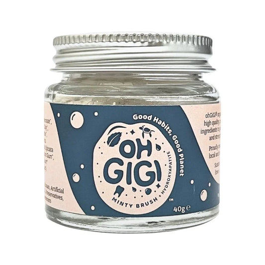Ohgigi Tooth Powder + Hydroxyapatite Minty Brush 40g - Cutprice Online