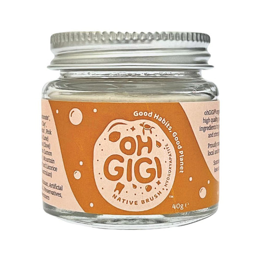 Ohgigi Tooth Powder + Hydroxyapatite Native Brush 40g - Cutprice Online