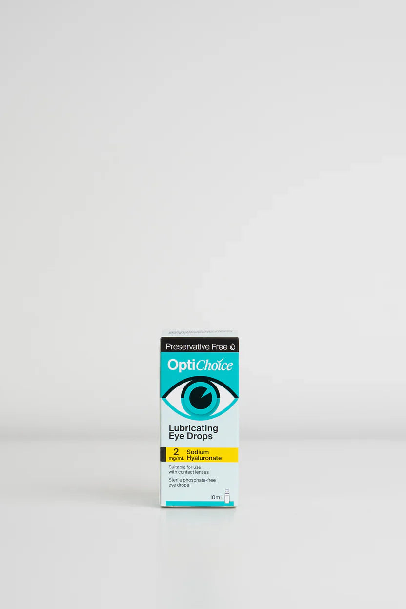 OptiChoice Lubricating Eye Drops (2mg/mL Sodium Hyaluronate) 10mL
