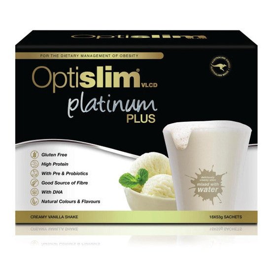 Optislim VLCD Platinum PLUS Vanilla 18x53g - Cutprice Online