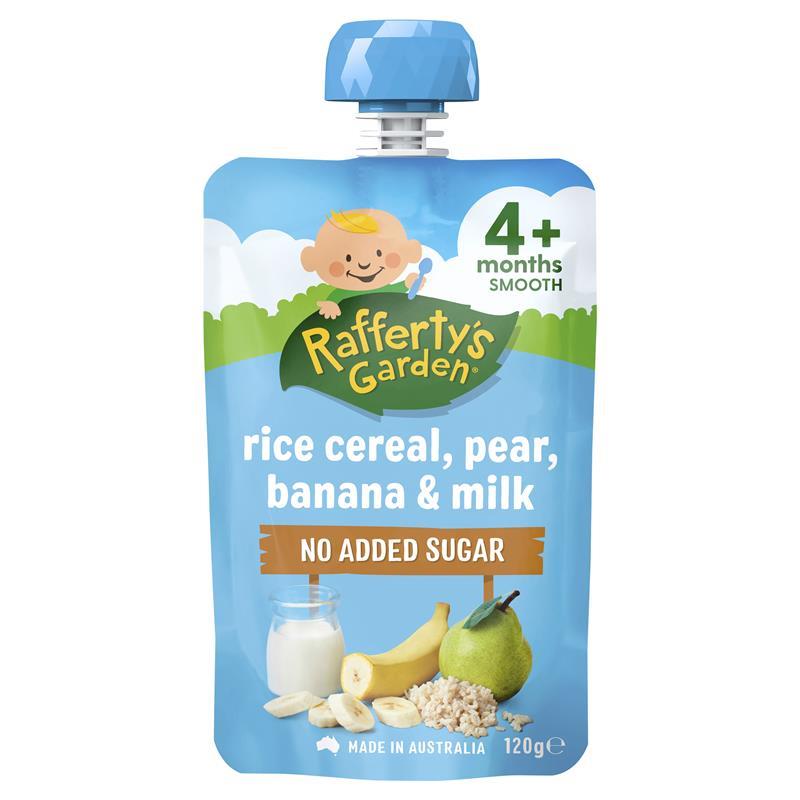 Raffertys Garden 4+ Months Baby Brekkie Rice Cereal 120g - Cutprice Online