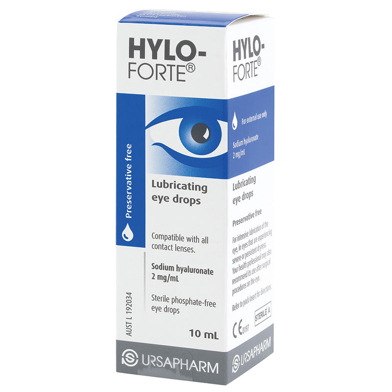 Hylo-Forte Lubricating Eye Drops 10ml - Cutprice Online