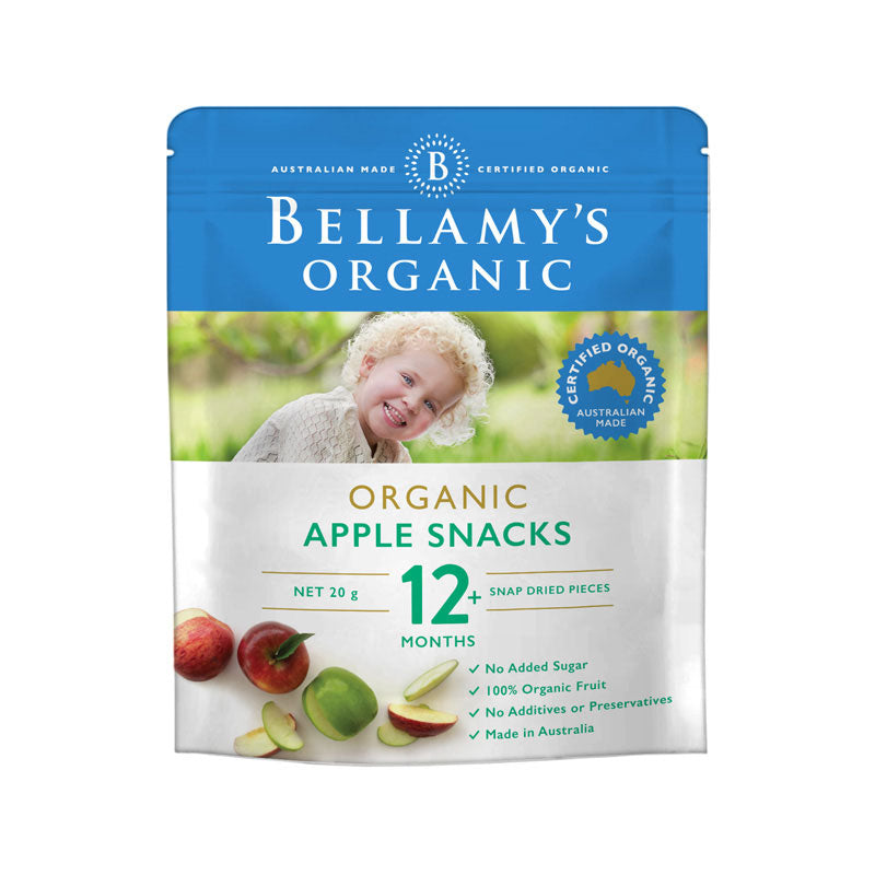 Bellamy's Organic Apple Snacks 20g - Cutprice Online
