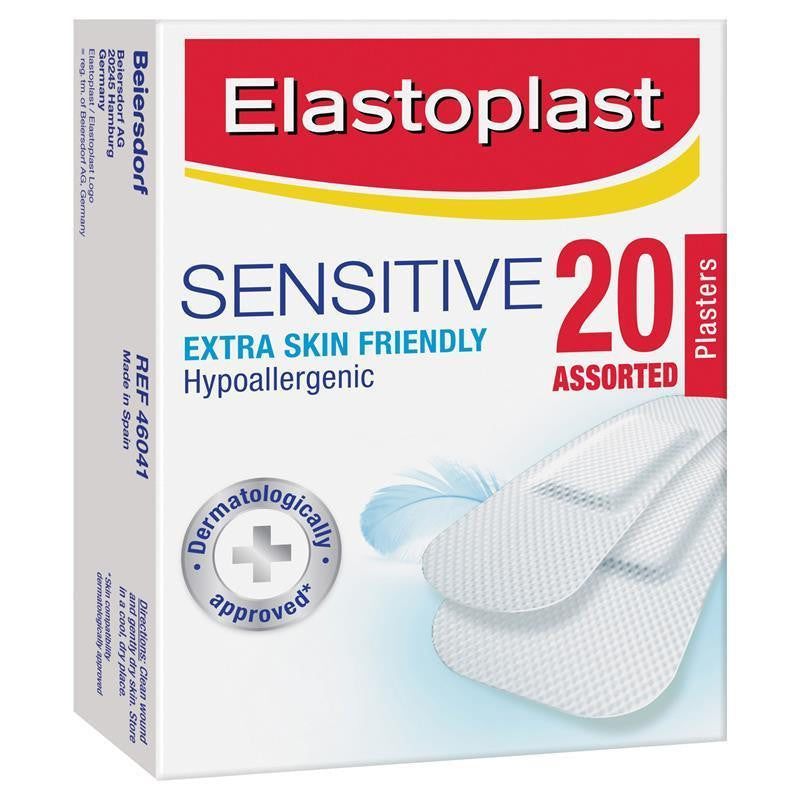 Elastoplast 46041 Sensitive Strips Assorted Pack 20 - Cutprice Online