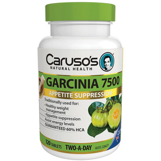 Caruso's Natural Health Super Garcinia Cambogia Plus Energy 120 Tablets - Cutprice Online