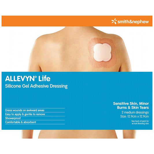 Allevyn Life 12.9cm X 12.9cm Medium 2 Pack - Cutprice Online