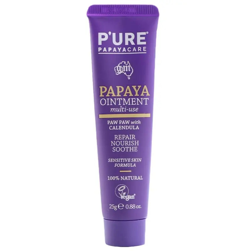 P'URE PAPAYACARE Papaya Ointment Paw Paw With Calendula 25g URE PAPAYACARE