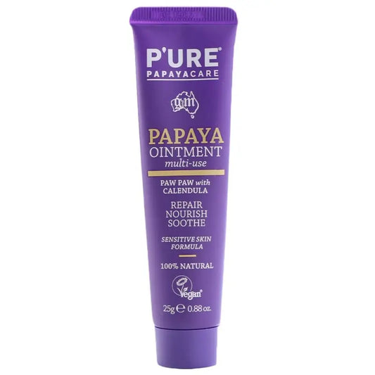 P'URE PAPAYACARE Papaya Ointment Paw Paw With Calendula 25g URE PAPAYACARE