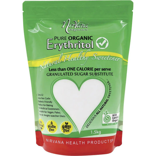 NIRVANA Erythritol Pure Organic 1.5kg NIRVANA