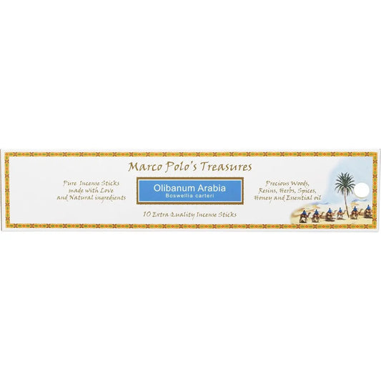 MARCO POLO'S TREASURES Incense Sticks Olibanum Arabia 10 MARCO POLO