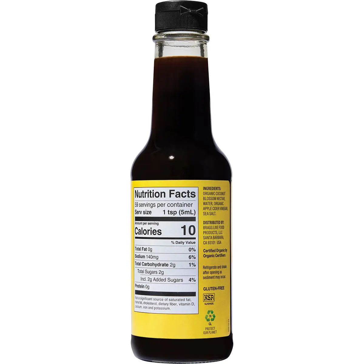 Bragg Coconut Liquid Aminos All Purpose Seasoning 296ml BRAGG
