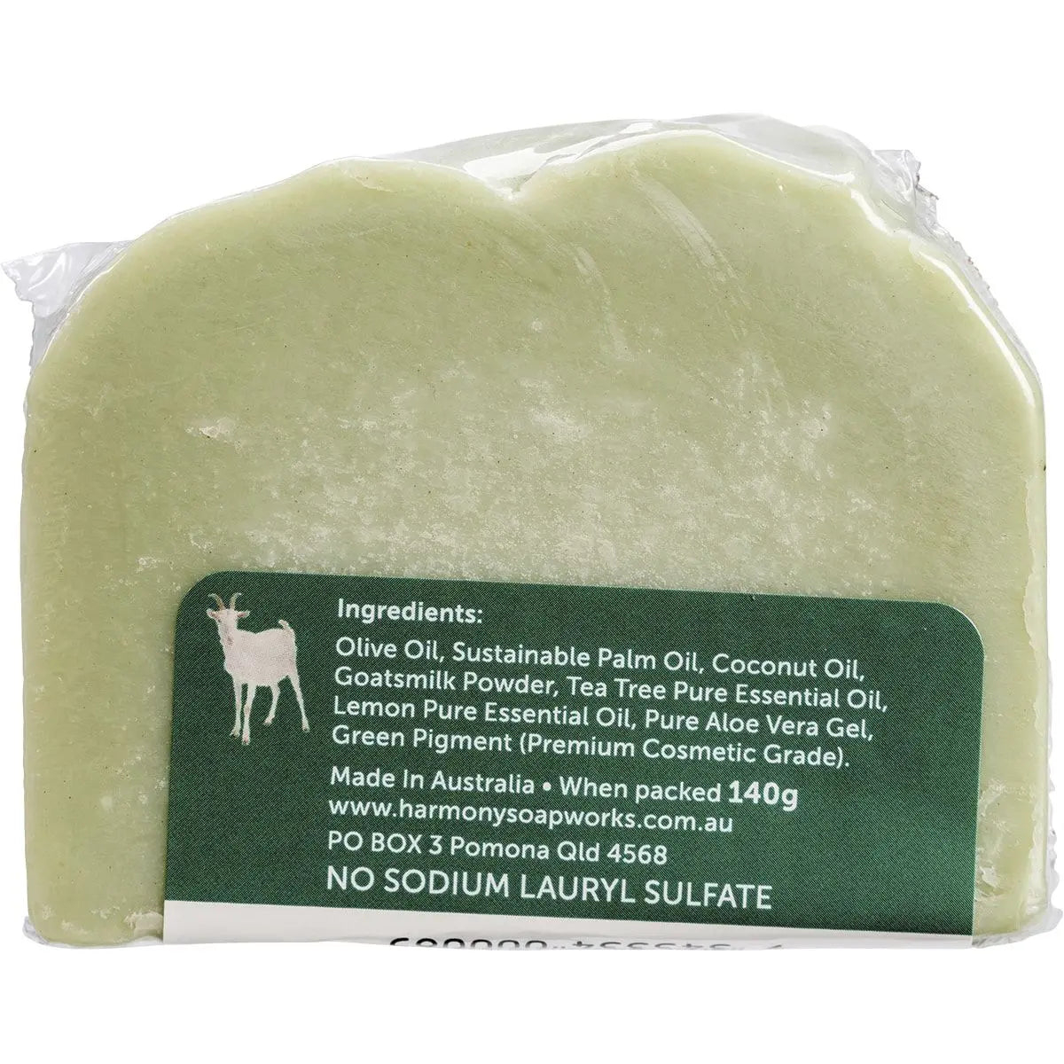 Harmony Soapworks Goat's Milk Soap Tea Tree & Lemon 140g HARMONY