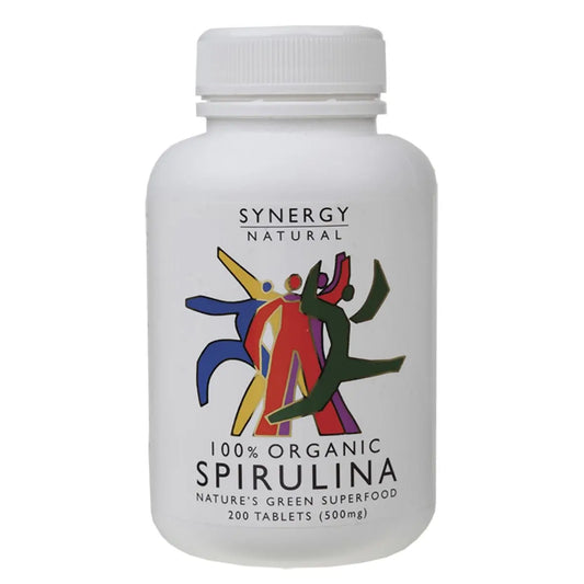 SYNERGY ORGANIC Spirulina Tablets (500mg) 200 SYNERGY ORGANIC