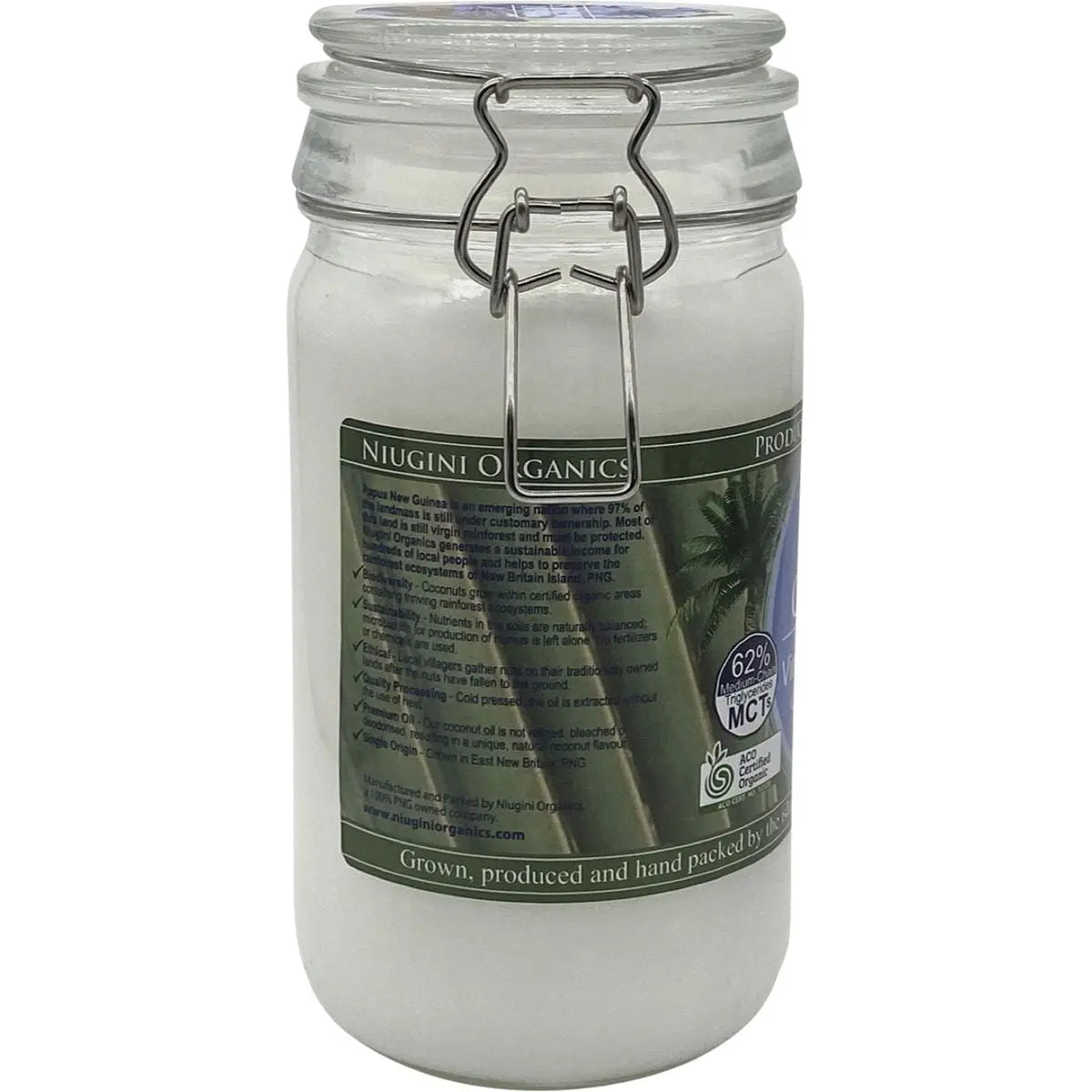 NIUGINI ORGANICS Virgin Coconut Oil 100% Pure 1L NIUGINI