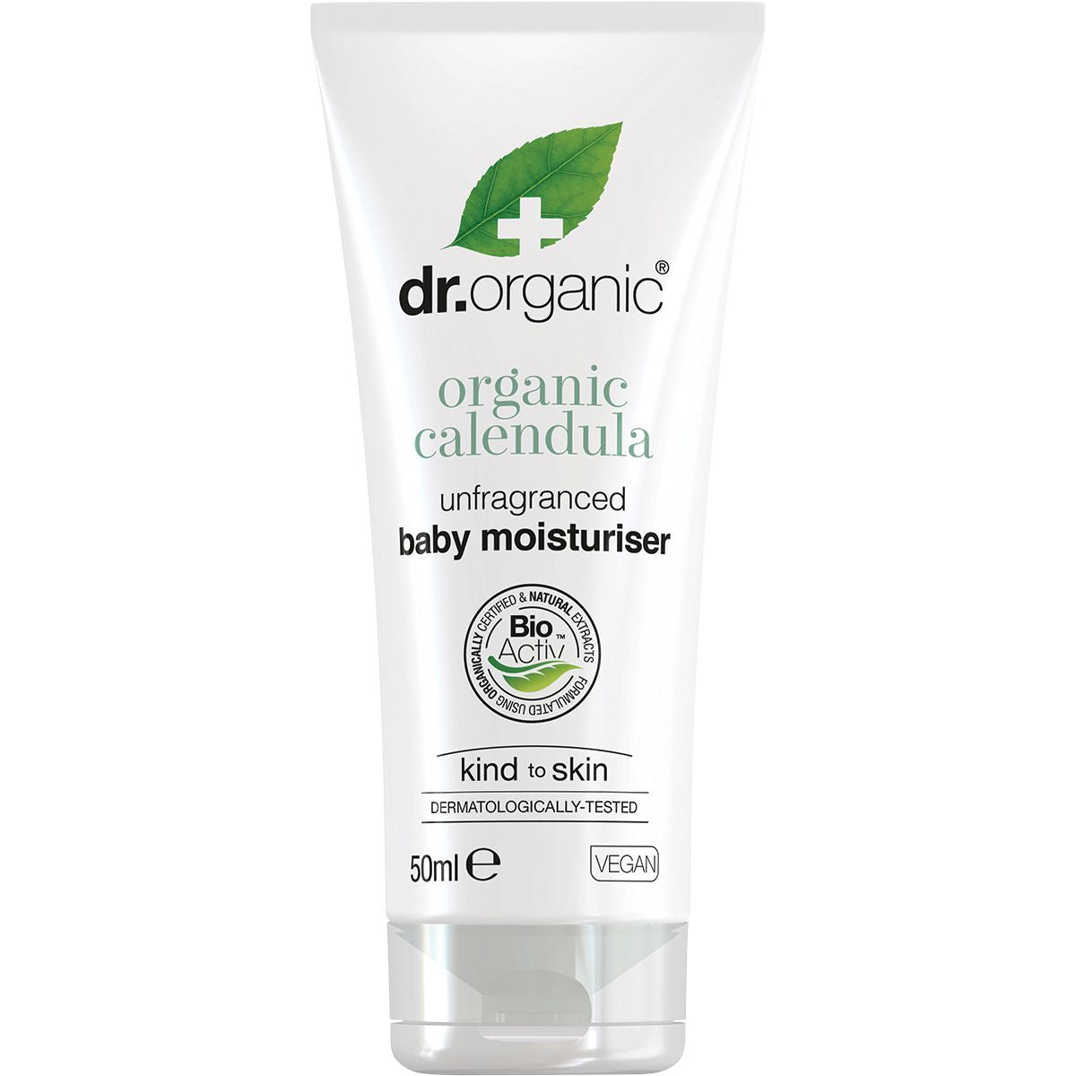 DR ORGANIC Unfragranced Baby Moisturiser Organic Calendula 50ml DR ORGANIC