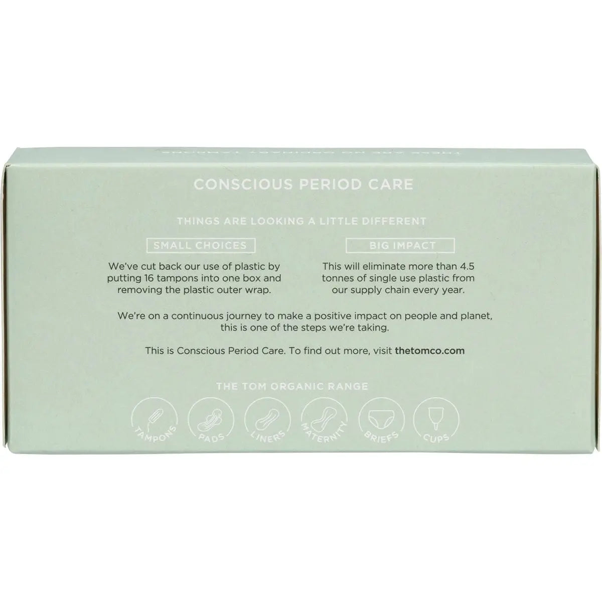 TOM ORGANIC Tampons Regular 16 TOM ORGANIC