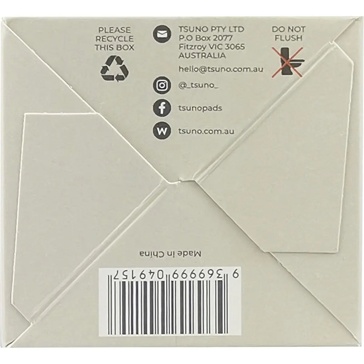 TSUNO Natural Bamboo Panty Liners Ultra-Thin 20 TSUNO