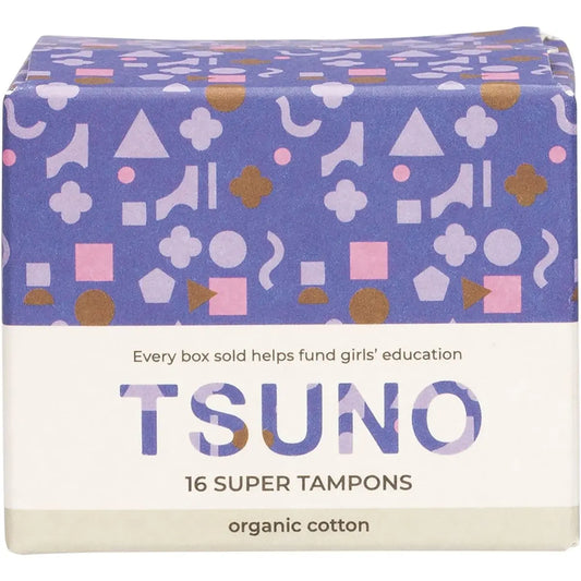 TSUNO Organic Cotton Tampons Super 16 TSUNO