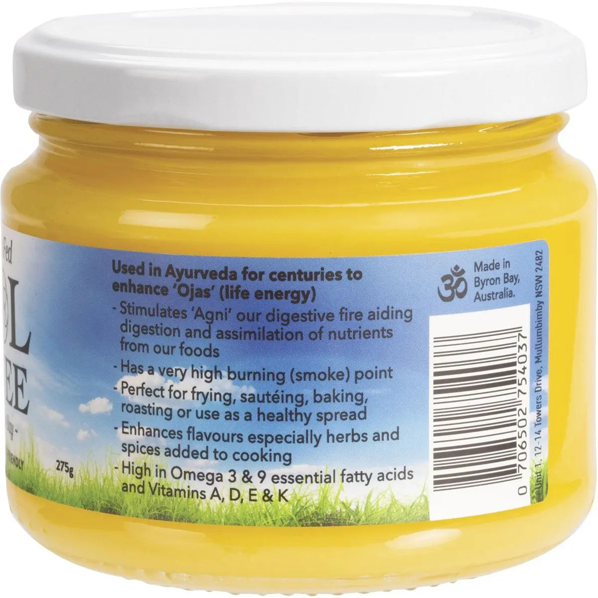 SOL ORGANICS Grass Fed Ghee 275g SOL ORGANICS