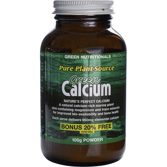 Green Nutritionals Green Calcium Powder (950mg) 100g GREEN NUTRITIONALS
