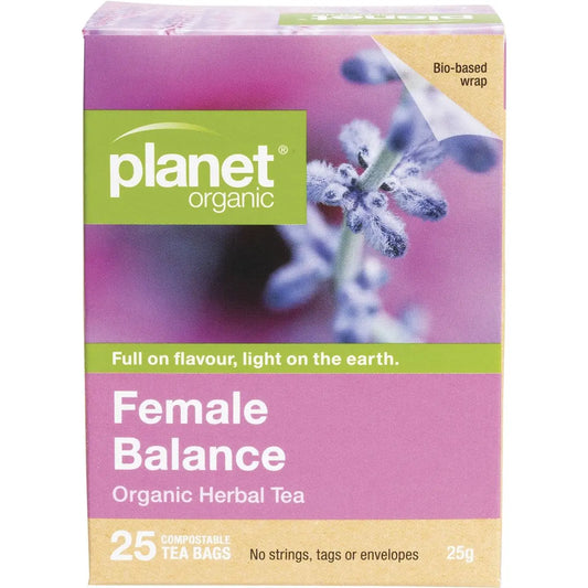 PLANET ORGANIC Herbal Tea Bags Female Balance 25 PLANET ORGANIC