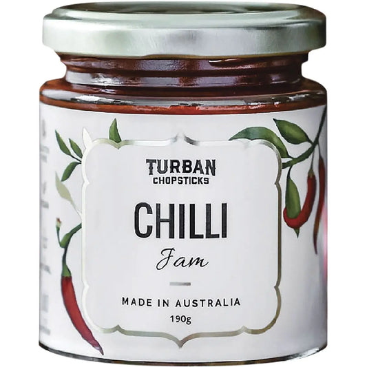 TURBAN CHOPSTICKS Jam Chilli 190g TURBAN CHOPSTICKS
