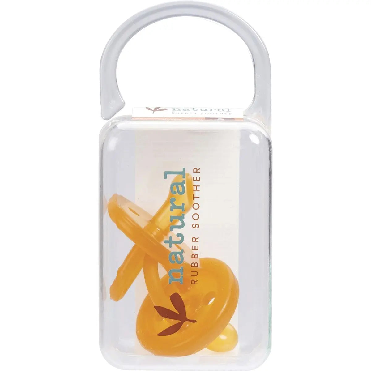 NATURAL RUBBER SOOTHERS Soother - Twin Pack Small Orthodontic (0-6 Mths) 2 NATURAL RUBBER