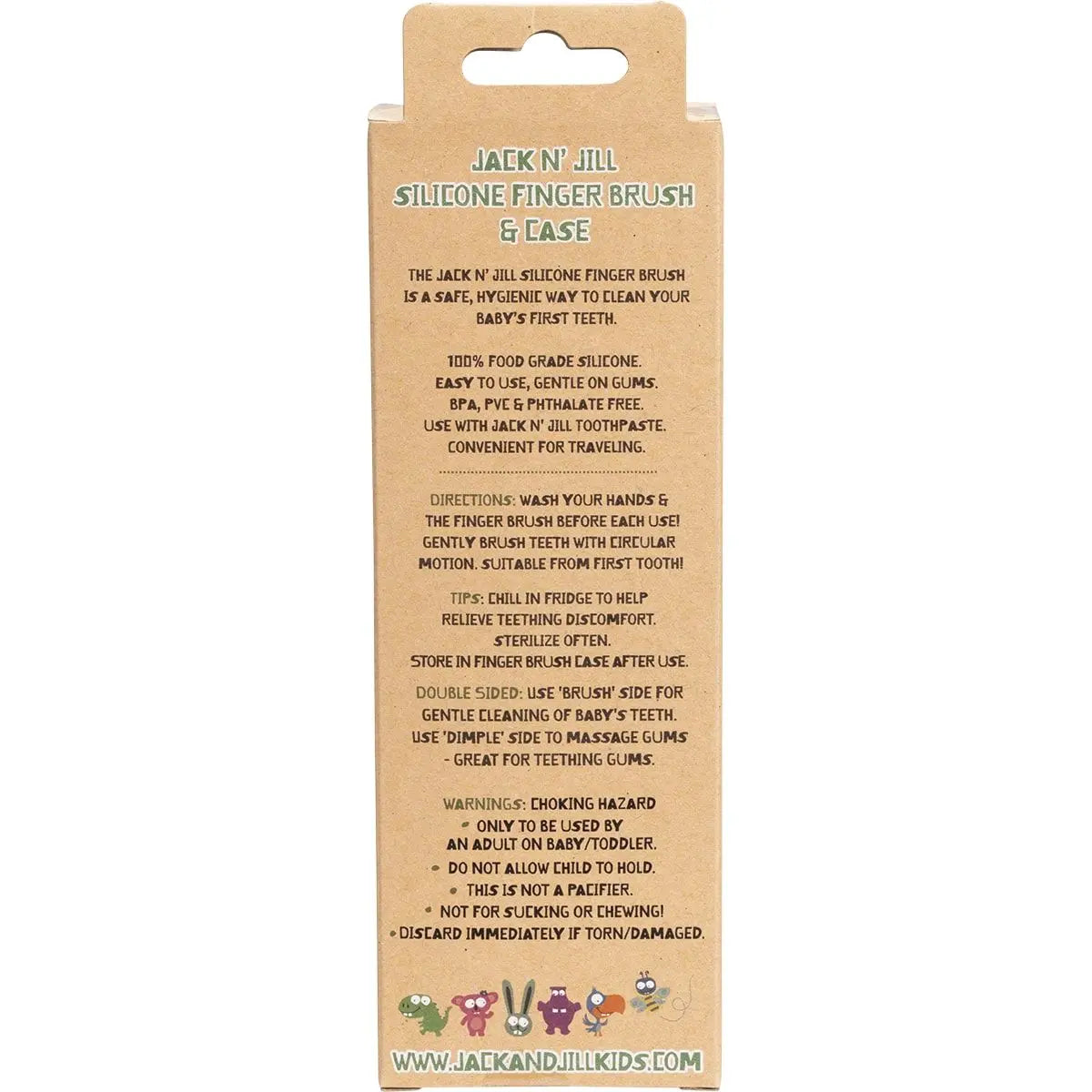 JACK N' JILL Silicone Fingerbrush 2 JACK N' JILL