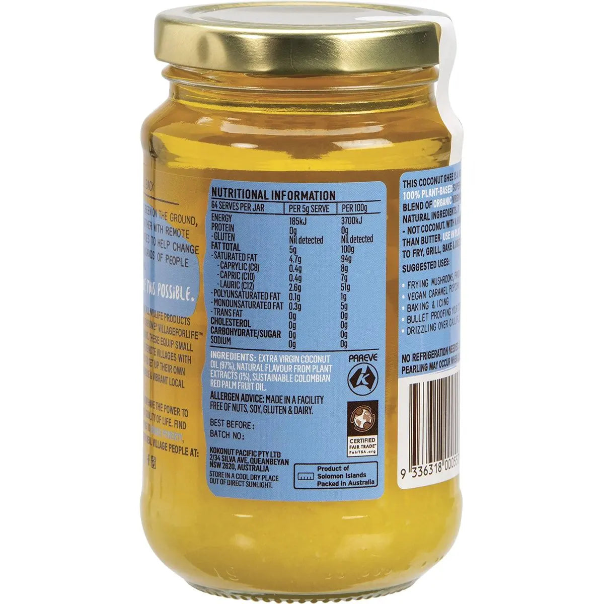 NIULIFE Coconut Ghee Vegan Butter Alternative 350ml NIULIFE