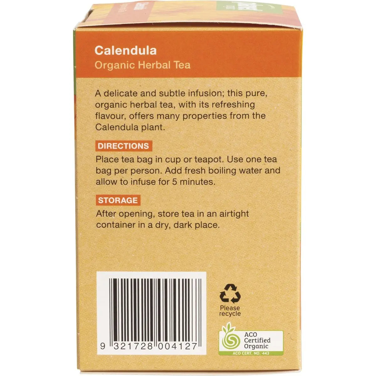 PLANET ORGANIC Herbal Tea Bags Calendula 25 PLANET ORGANIC