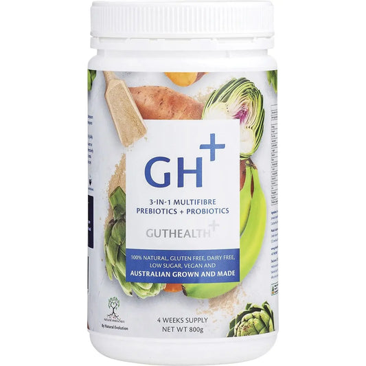 NATURAL EVOLUTION GH+ Prebiotics + Probiotics 3-in-1 Multifibre 800g NATURAL EVOLUTION