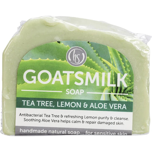 Harmony Soapworks Goat's Milk Soap Tea Tree & Lemon 140g HARMONY
