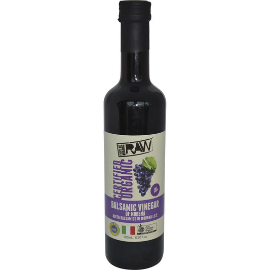 EVERY BIT ORGANIC RAW Balsamic Vinegar Of Modena 500ml 6PK EVERY BIT