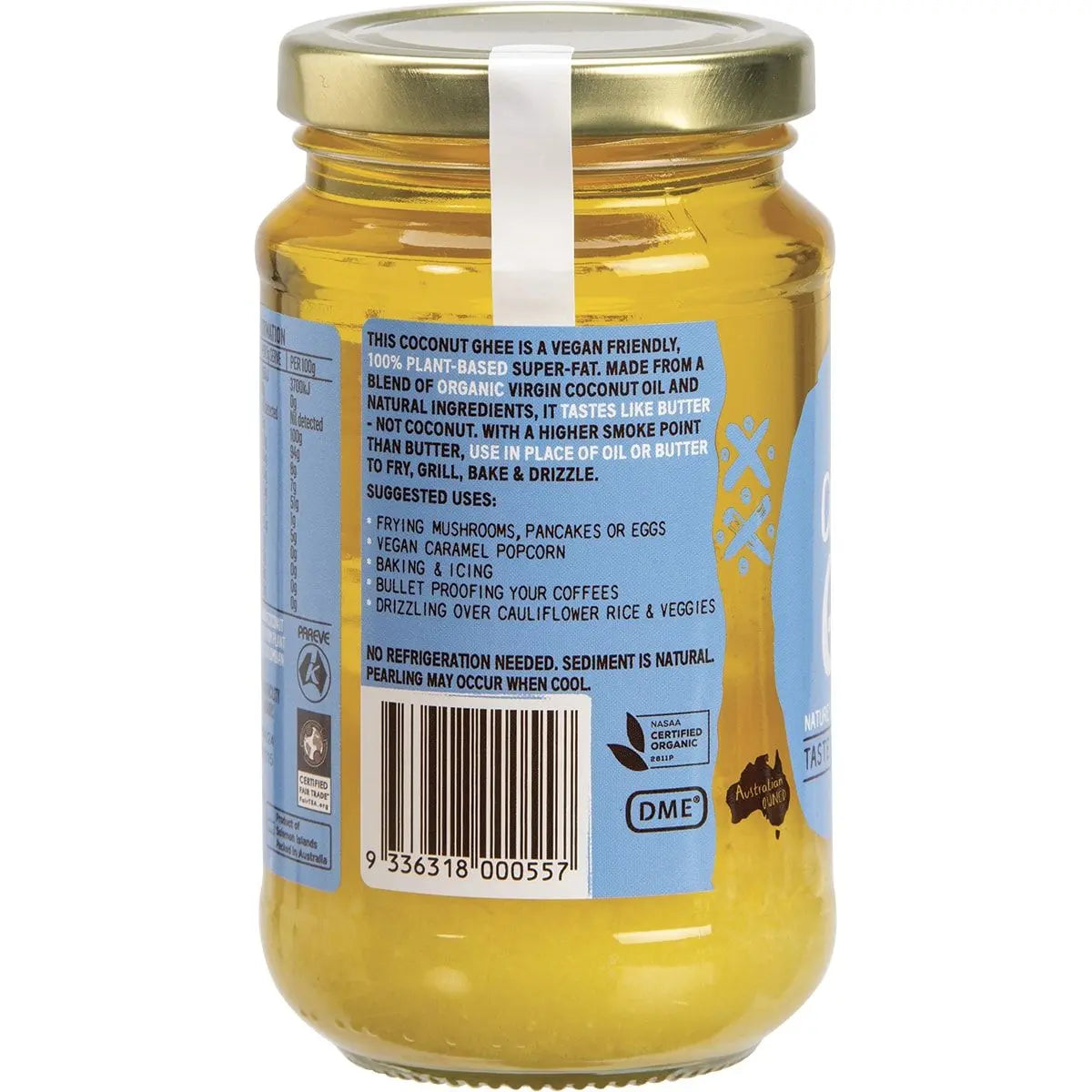 NIULIFE Coconut Ghee Vegan Butter Alternative 350ml NIULIFE