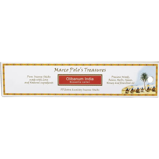 MARCO POLO'S TREASURES Incense Sticks Olibanum India 10 MARCO POLO
