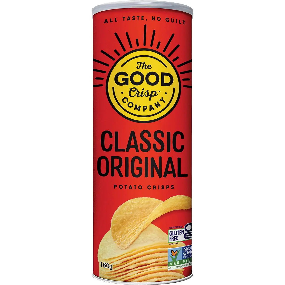 THE GOOD CRISP COMPANY Potato Crips Classic Original 8x160g THE GOOD CRISP COMPANY