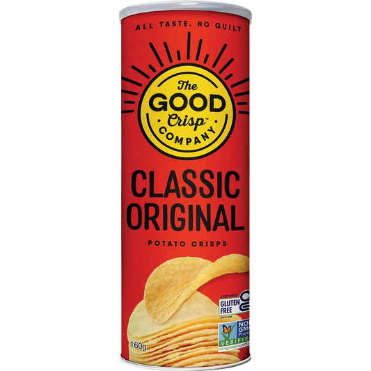 THE GOOD CRISP COMPANY Potato Crips Classic Original 8x160g THE GOOD CRISP COMPANY