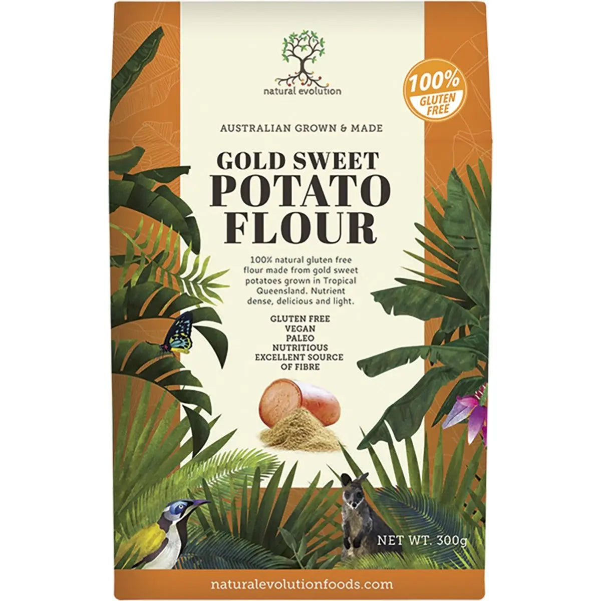 NATURAL EVOLUTION Gold Sweet Potato Flour 300g NATURAL EVOLUTION