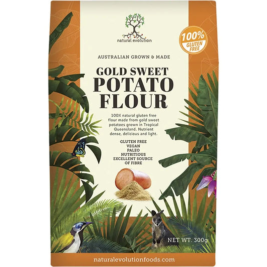 NATURAL EVOLUTION Gold Sweet Potato Flour 300g NATURAL EVOLUTION