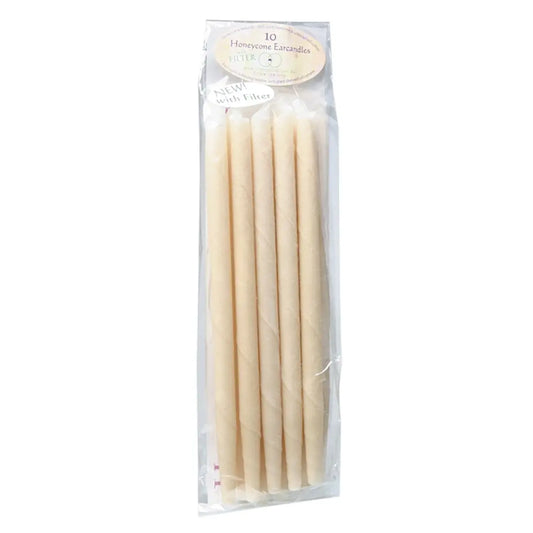 HONEYCONE Ear Candles With Filter 100% Unbleached Cotton 10 HONEYCONE
