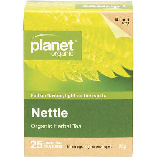 PLANET ORGANIC Herbal Tea Bags Nettle 25 PLANET ORGANIC