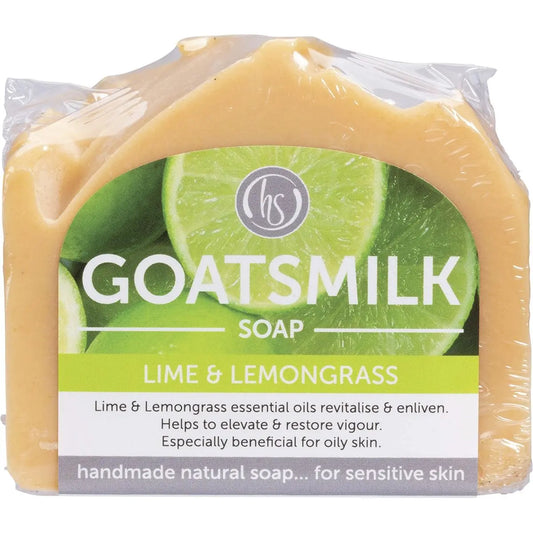 Harmony Soapworks Goat's Milk Soap Lime & Lemongrass 140g HARMONY