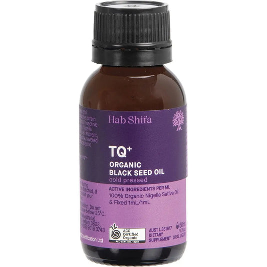Hab Shifa TQ+ Organic Black Seed Oil 50ml HAB
