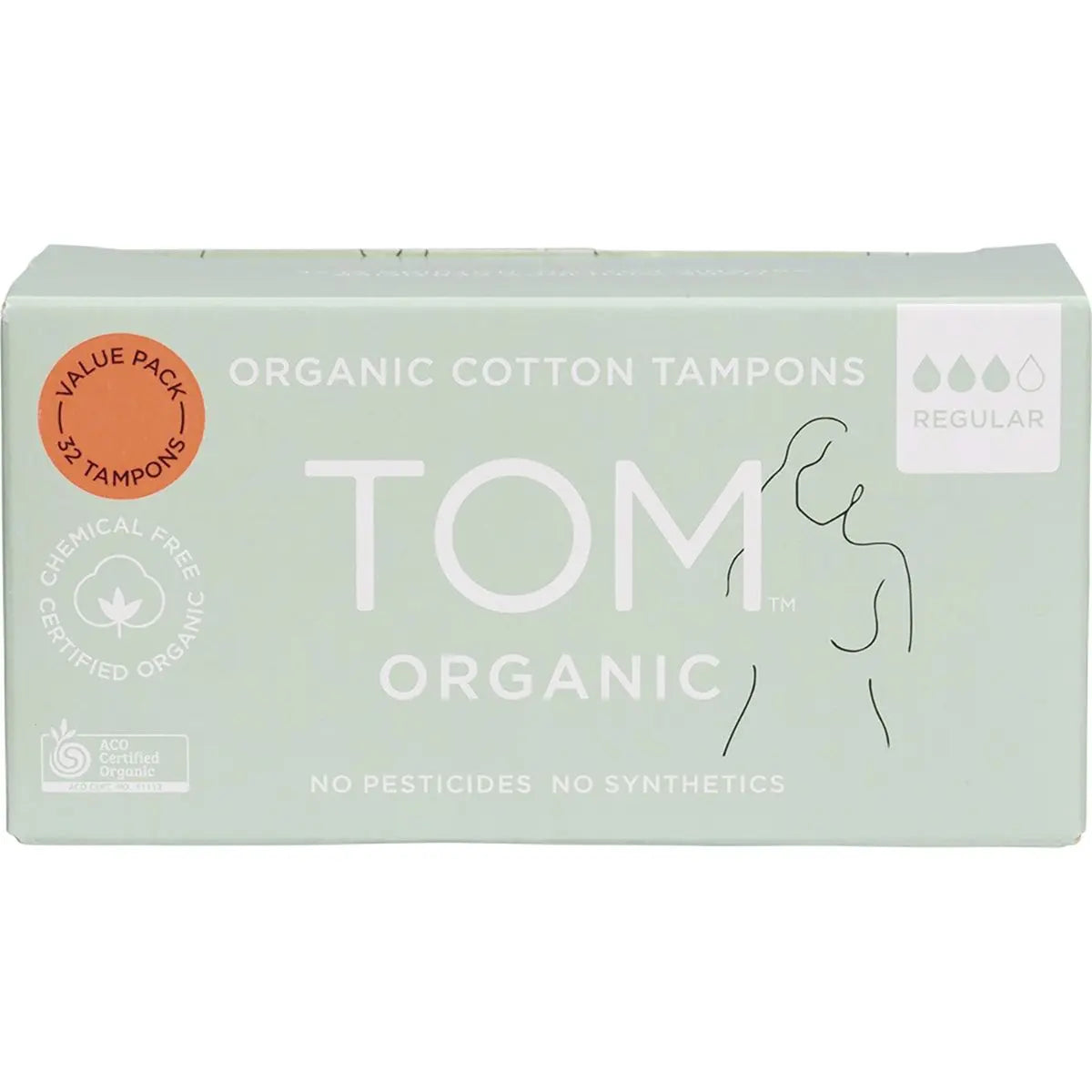 TOM ORGANIC Tampons Regular 32 TOM ORGANIC