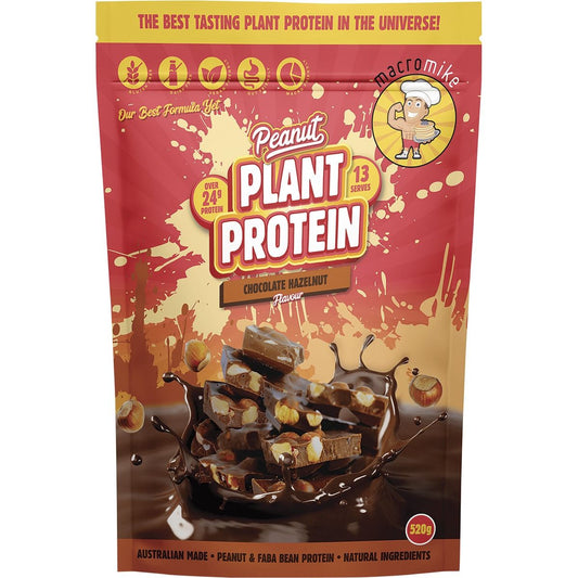 MACRO MIKE Peanut Plant Protein Chocolate Hazelnut 520g MACRO MIKE